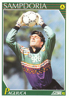 Gianluca Pagliuca Sampdoria Score 92 Seria A #226